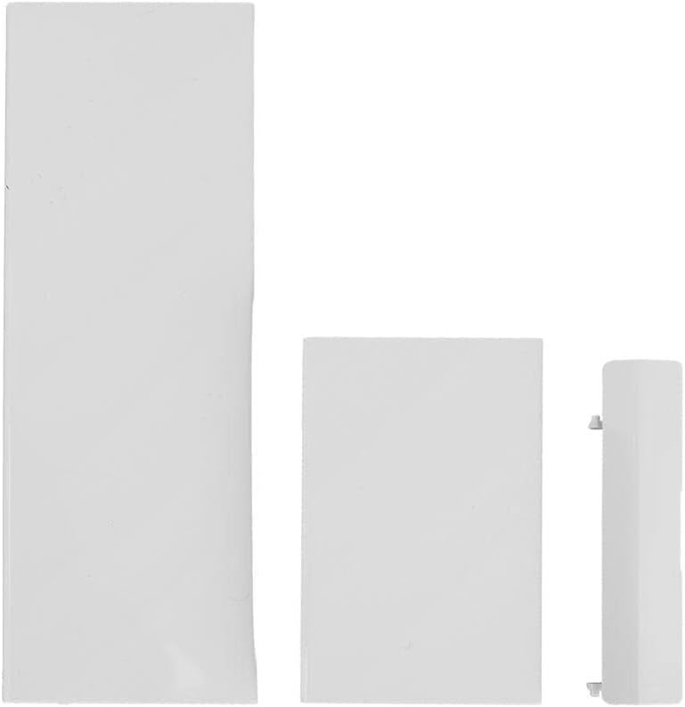 VANJUNN Store for Nintendo Wii Lid, 3pcs Set Replacement Memory Card Door Slot Cover Lids Set for Nintendo Wii Repair Accessories (White) - Image 1